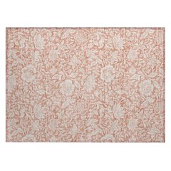Machine Washable Indoor/Outdoor Chantille ACN2572 Orange 1'8" x 2'6" Rug