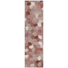 Machine Washable Indoor/Outdoor Chantille ACN2573 Red 2'3" x 7'6" Runner Rug
