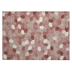Machine Washable Indoor/Outdoor Chantille ACN2573 Red 1'8" x 2'6" Rug