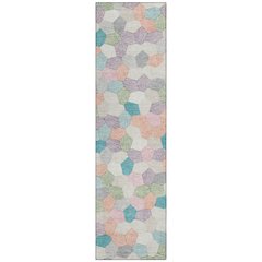 Machine Washable Indoor/Outdoor Chantille ACN2573 Ivory 2'3" x 7'6" Runner Rug