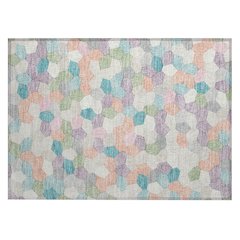 Machine Washable Indoor/Outdoor Chantille ACN2573 Ivory 1'8" x 2'6" Rug