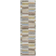 Machine Washable Indoor/Outdoor Chantille ACN2575 Brown 2'3" x 7'6" Runner Rug