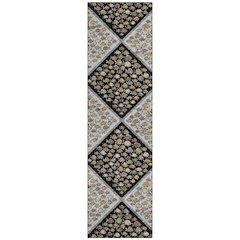 Machine Washable Indoor/Outdoor Chantille ACN2579 Black 2'3" x 7'6" Runner Rug