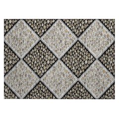 Machine Washable Indoor/Outdoor Chantille ACN2579 Black 1'8" x 2'6" Rug