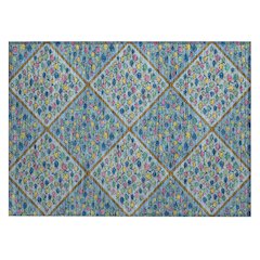 Machine Washable Indoor/Outdoor Chantille ACN2579 Blue 1'8" x 2'6" Rug