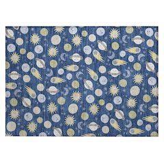 Machine Washable Indoor/Outdoor Chantille ACN2581 Blue 1'8" x 2'6" Rug