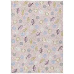 Machine Washable Indoor/Outdoor Chantille ACN2581 Pink 2'6" x 3'10" Rug