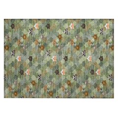 Machine Washable Indoor/Outdoor Chantille ACN2582 Green 1'8" x 2'6" Rug
