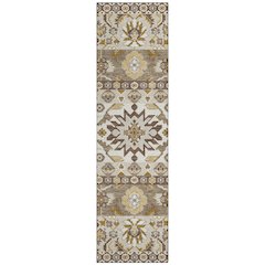 Machine Washable Indoor/Outdoor Chantille ACN2583 Brown 2'3" x 7'6" Runner Rug