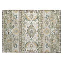 Machine Washable Indoor/Outdoor Chantille ACN2583 Green 1'8" x 2'6" Rug
