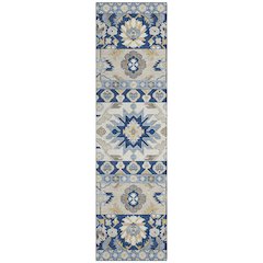 Machine Washable Indoor/Outdoor Chantille ACN2583 Blue 2'3" x 7'6" Runner Rug