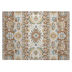 Machine Washable Indoor/Outdoor Chantille ACN2583 Orange 1'8" x 2'6" Rug