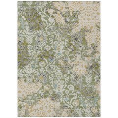 Machine Washable Indoor/Outdoor Chantille ACN2584 Green 2'6" x 3'10" Rug