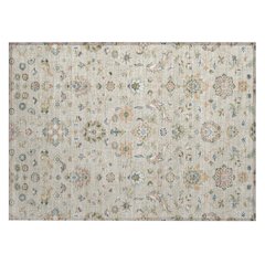 Machine Washable Indoor/Outdoor Chantille ACN2585 Brown 1'8" x 2'6" Rug