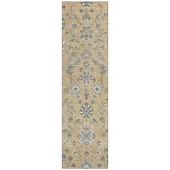 Machine Washable Indoor/Outdoor Chantille ACN2585 Gold 2'3" x 7'6" Runner Rug