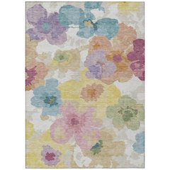 Machine Washable Indoor/Outdoor Chantille ACN2586 Brown 2'6" x 3'10" Rug