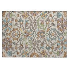 Machine Washable Indoor/Outdoor Chantille ACN2587 Brown 1'8" x 2'6" Rug