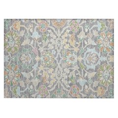 Machine Washable Indoor/Outdoor Chantille ACN2587 Gray 1'8" x 2'6" Rug
