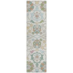 Machine Washable Indoor/Outdoor Chantille ACN2587 Ivory 2'3" x 7'6" Runner Rug