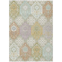 Machine Washable Indoor/Outdoor Chantille ACN2588 Green 2'6" x 3'10" Rug