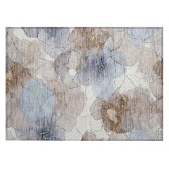 Machine Washable Indoor/Outdoor Chantille ACN2589 Brown 1'8" x 2'6" Rug