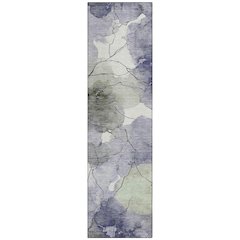 Machine Washable Indoor/Outdoor Chantille ACN2589 Purple 2'3" x 7'6" Runner Rug