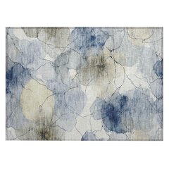 Machine Washable Indoor/Outdoor Chantille ACN2589 Blue 1'8" x 2'6" Rug