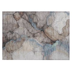 Machine Washable Indoor/Outdoor Chantille ACN2590 Brown 1'8" x 2'6" Rug