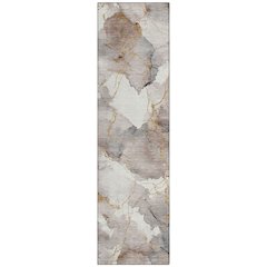 Machine Washable Indoor/Outdoor Chantille ACN2591 Brown 2'3" x 7'6" Runner Rug