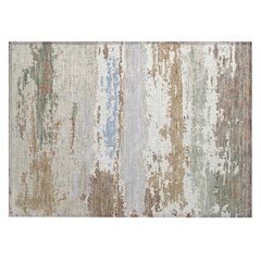 Machine Washable Indoor/Outdoor Chantille ACN2592 Ivory 1'8" x 2'6" Rug