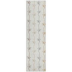 Machine Washable Indoor/Outdoor Chantille ACN2593 Ivory 2'3" x 7'6" Runner Rug