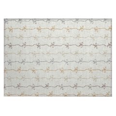 Machine Washable Indoor/Outdoor Chantille ACN2593 Ivory 1'8" x 2'6" Rug