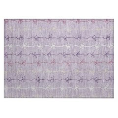 Machine Washable Indoor/Outdoor Chantille ACN2593 Purple 1'8" x 2'6" Rug