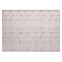 Machine Washable Indoor/Outdoor Chantille ACN2593 Pink 1'8" x 2'6" Rug