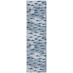 Machine Washable Indoor/Outdoor Chantille ACN2594 Blue 2'3" x 7'6" Runner Rug