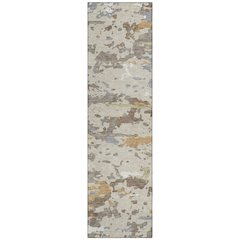 Machine Washable Indoor/Outdoor Chantille ACN2595 Brown 2'3" x 7'6" Runner Rug