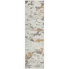Machine Washable Indoor/Outdoor Chantille ACN2595 Ivory 2'3" x 7'6" Runner Rug