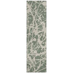 Machine Washable Indoor/Outdoor Chantille ACN2597 Green 2'3" x 7'6" Runner Rug