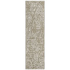 Machine Washable Indoor/Outdoor Chantille ACN2597 Brown 2'3" x 7'6" Runner Rug
