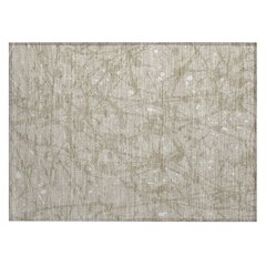 Machine Washable Indoor/Outdoor Chantille ACN2597 Brown 1'8" x 2'6" Rug