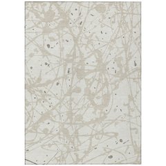 Machine Washable Indoor/Outdoor Chantille ACN2597 Ivory 2'6" x 3'10" Rug