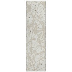 Machine Washable Indoor/Outdoor Chantille ACN2597 Ivory 2'3" x 7'6" Runner Rug