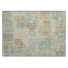 Machine Washable Indoor/Outdoor Chantille ACN2598 Green 1'8" x 2'6" Rug