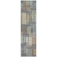 Machine Washable Indoor/Outdoor Chantille ACN2598 Gray 2'3" x 7'6" Runner Rug