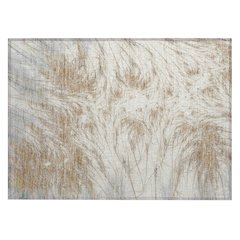 Machine Washable Indoor/Outdoor Chantille ACN2599 Ivory 1'8" x 2'6" Rug