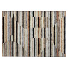Machine Washable Indoor/Outdoor Chantille ACN2600 Black 1'8" x 2'6" Rug