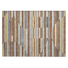 Machine Washable Indoor/Outdoor Chantille ACN2600 Orange 1'8" x 2'6" Rug