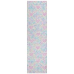 Machine Washable Indoor/Outdoor Chantille ACN2601 Pink 2'3" x 7'6" Runner Rug