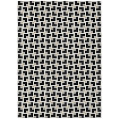 Machine Washable Indoor/Outdoor Chantille ACN2602 Black 2'6" x 3'10" Rug