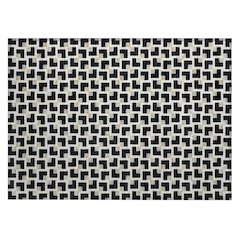 Machine Washable Indoor/Outdoor Chantille ACN2602 Black 1'8" x 2'6" Rug